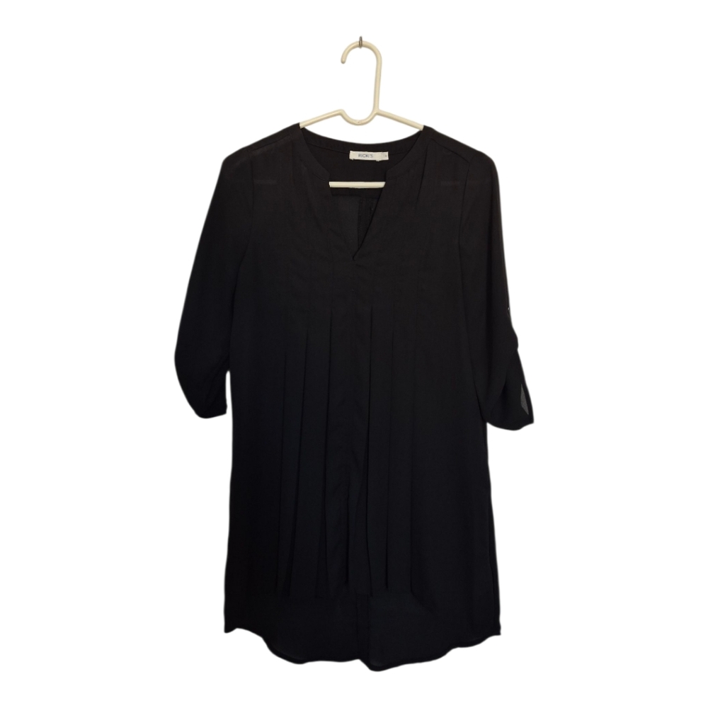 2/$20 Black Tunic Blouse